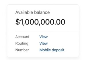 Available balance:1,000,000